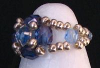 Anello in kit Lolita Strass blu