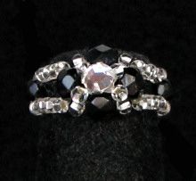 Bague en kit Lolita Strass Noir