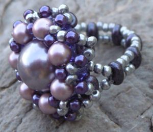 Bague en kit Twinetoile Violet