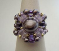 Bague Ondine Violet en kit