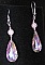 Boucles d'oreilles Gouttes Swarovski Vitrail Light