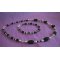 Bracciale Agate nere e cristallo Swarovski 