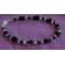 Bracciale Agate nere e cristallo Swarovski 