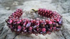 Kit bracciale Magatama Wine Lips