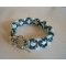 Bracciale Teal bianco seta