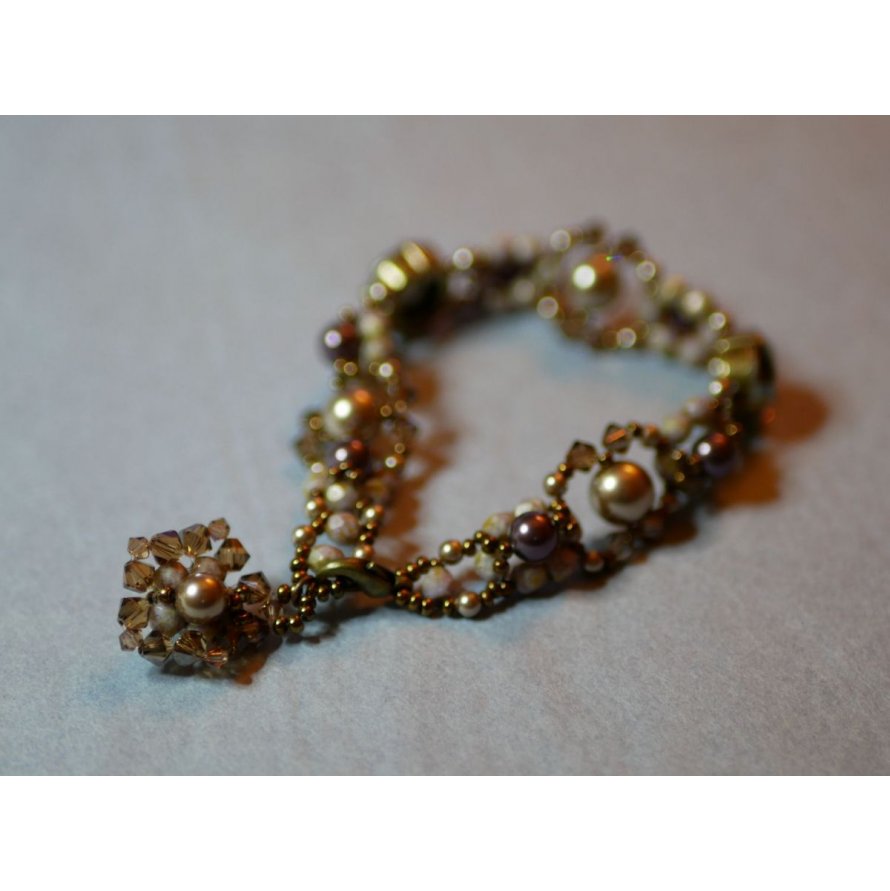 Bracciale a triade con charm alla cannella