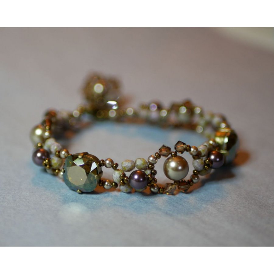 Bracciale a triade con charm alla cannella