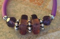 Kit Bracelet Tube Violet cristal Swarovski