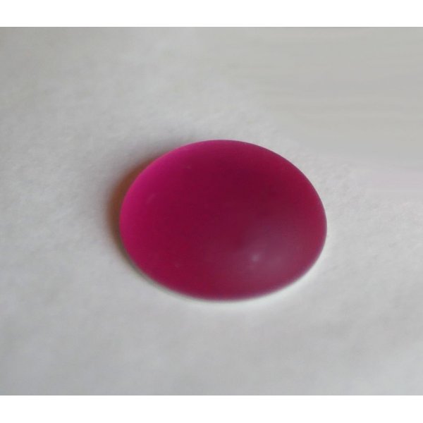 Cabochon Luna Rosa fucsia tenue diametro 18 mm