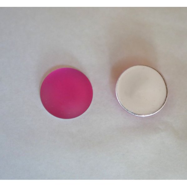 Cabochon Luna Rosa fucsia tenue diametro 18 mm