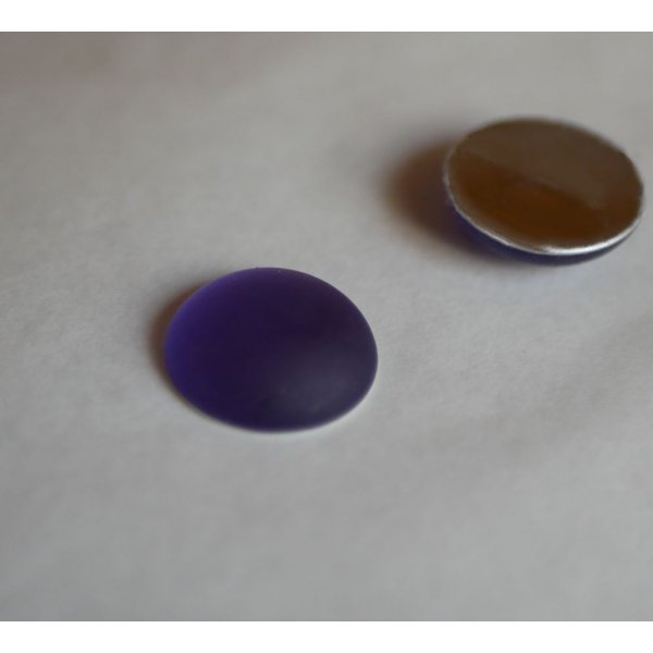 Cabochon Luna Tanzanite viola morbida diametro 18 mm