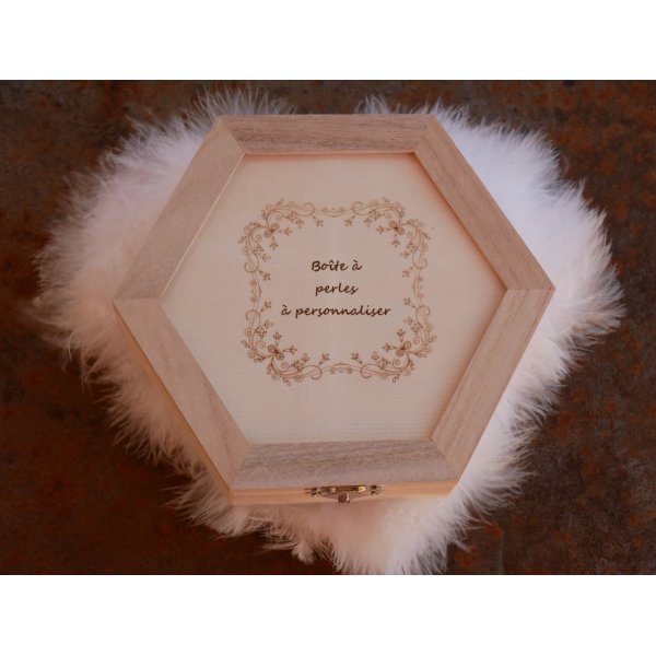 Coffret bois &agrave; personnaliser Superduos en 6 coloris