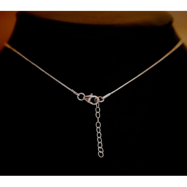 Collana in argento con pendente Swarovski Cosmic Square