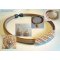 Collier en kit Cuir Regaliz naturel et perles Nude