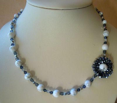 Collier en kit Margarita Bleu orage