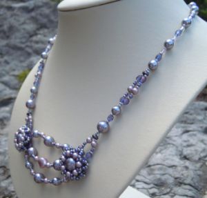 Collier en kit Twinétoile Violet 