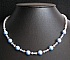 Collier Saturne Bleu ciel
