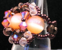 Kit bague Br&eacute;hat ambre