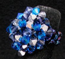 Kit bague Cuba Bleu &eacute;lectrique