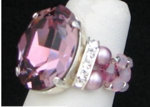 Kit bague grande  Avalon Antique Pink