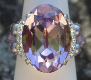 Kit bague grande  Avalon Light Amethyst