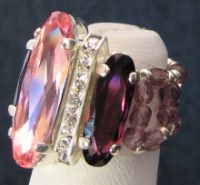 Kit bague Grande Balleny Amethyste/rose