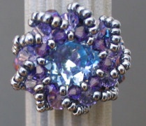 Kit bague Syros bleu violet