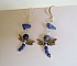 Kit Boucles d'oreilles Libellule en Lapis Azuli