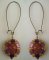 Kit boucles d'oreilles Somerset Orange Ambrée