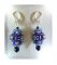 Kit boucles d'oreilles Tendance Indigo