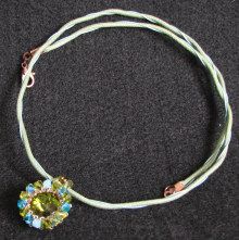 Kit pendentif Allen Pistache sur cordon