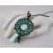 Kit pendentif Livelove vert turquoise