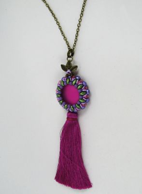 Kit pendentif Queensland Violet fuchsia