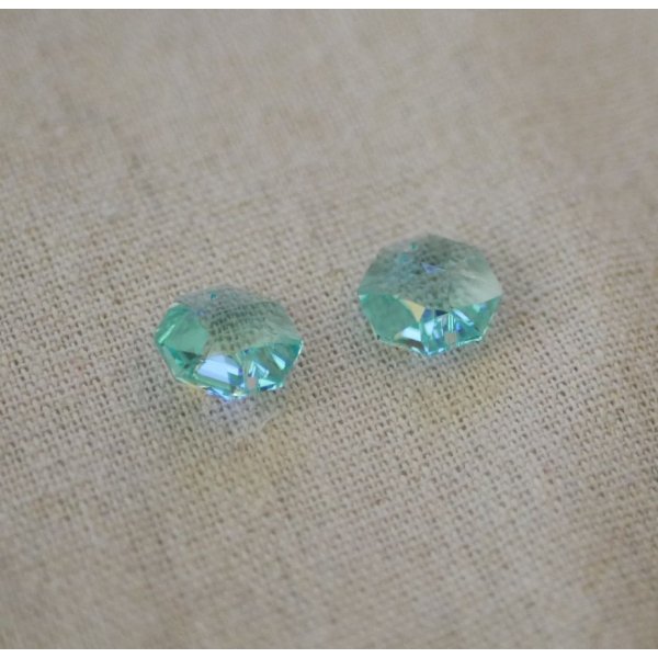 Ottagono di cristallo Swarovski 14 mm CRYSTAL BLUE AB