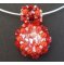 Pendentif en kit Tinos rouge