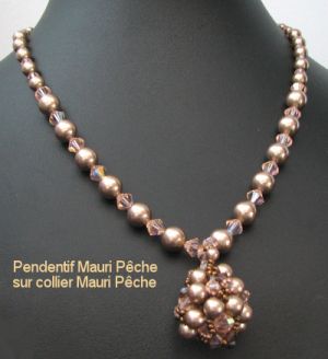 Kit di pendenti Swarovski Mauri Peach