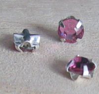 Strass 4 mm rosa chiaro x 10