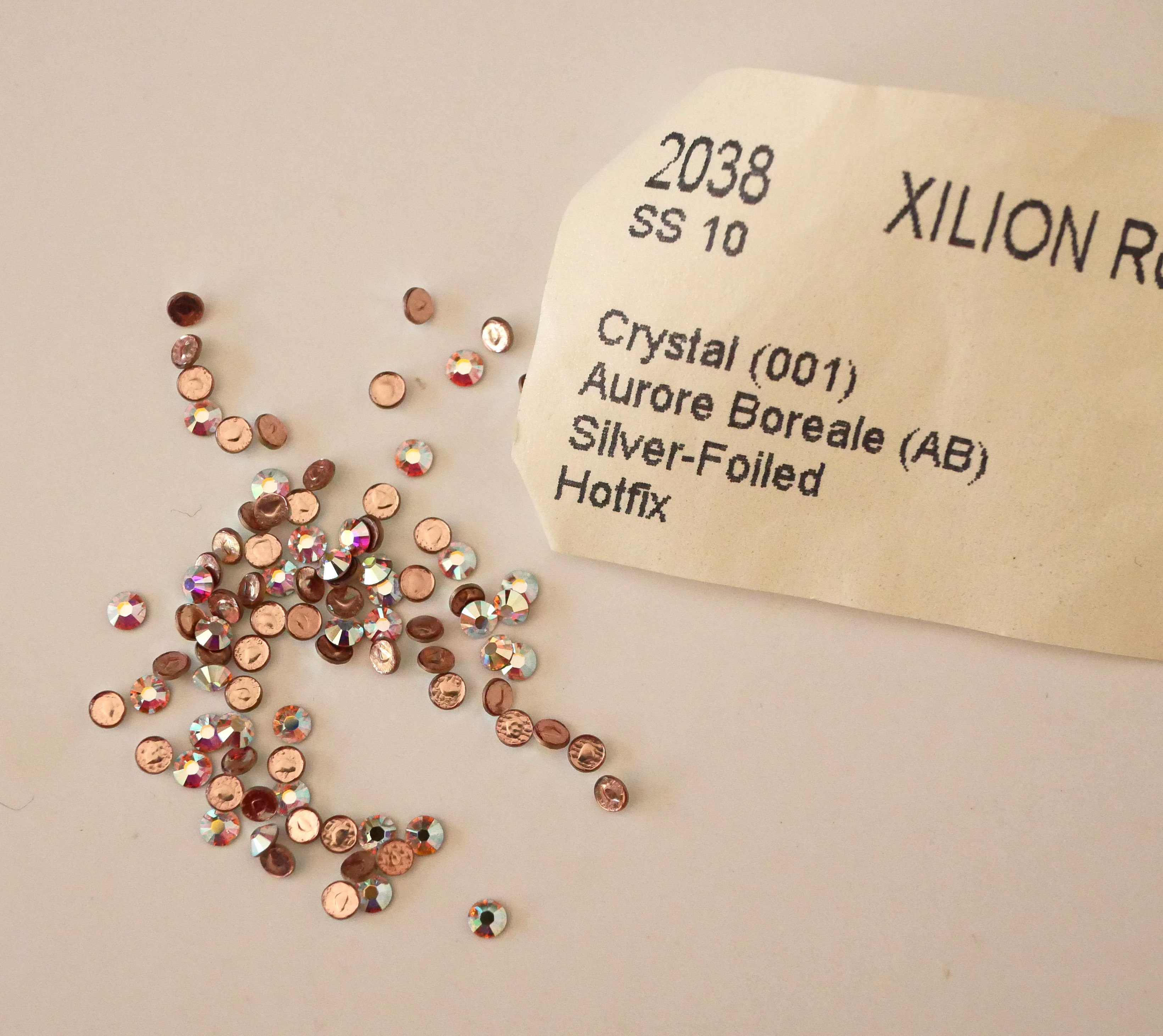 Strass SS10 Cristallo ab hotfix x 12