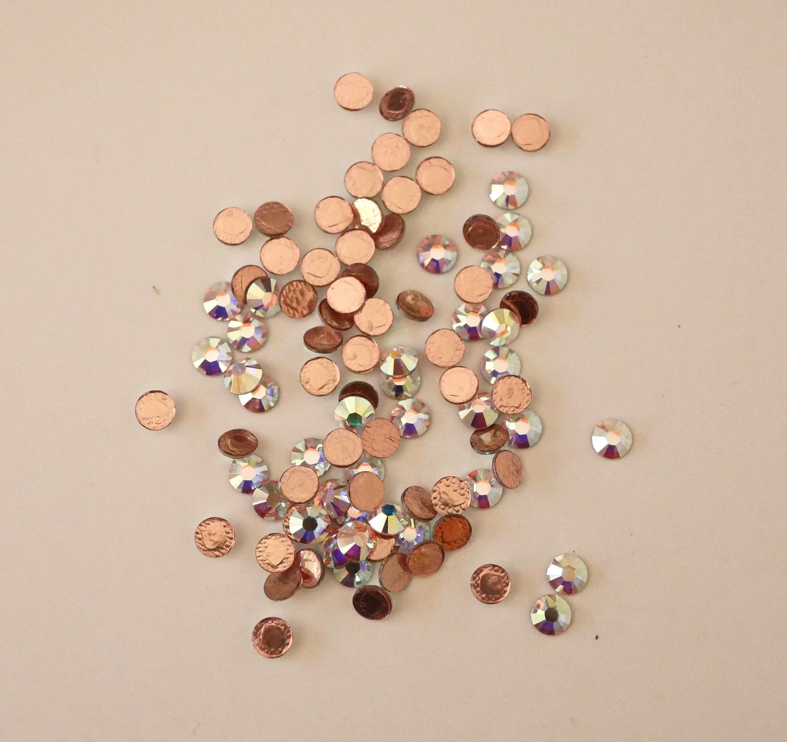 Strass SS16 cristallo ab hotfix x12