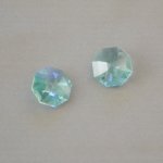 Ottagono di cristallo Swarovski 14 mm CRYSTAL BLUE AB