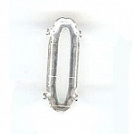 Marquise Crimp 15x5 mm argento