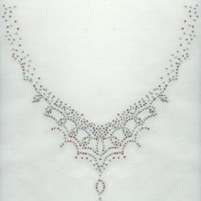 COLLANA CON MOTIVO DI STRASS MULTICOLORE