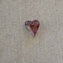Ciondolo cuore Wild Swarovski 12 mm cristallo rosa antico